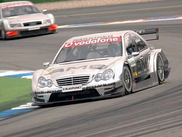 DTM. Mika Hakkinen (FIN) AMG-Mercedes C-Class, finished fourth.