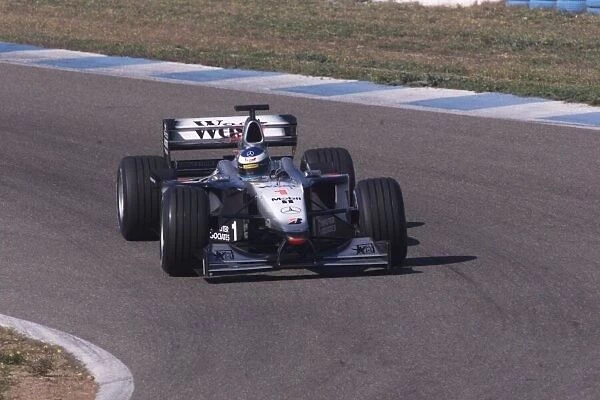 Mika Hakkinen, McLaren MP4  /  15 Formula One Testing, Jerez, Spain