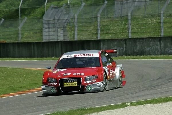 DTM. Mike Rockenfeller (GER) Audi Sport Team Rosbergs line Audi A4 DTM (2007).