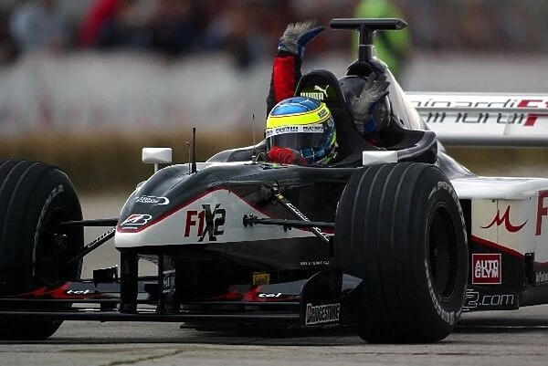 Minardi F1x2 Bulgaria: Guests have a ride with Zsolt Baumgartner Minardi F1x2