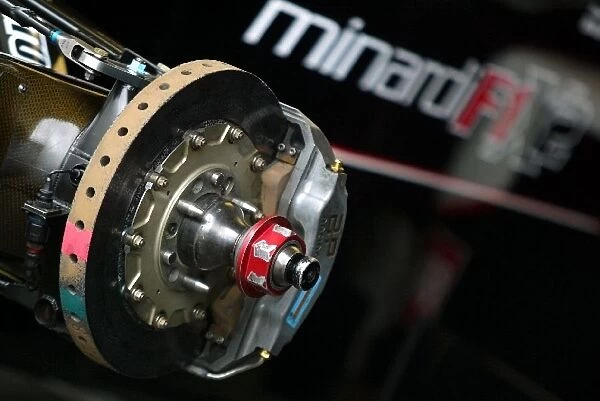 Minardi F1x2 Bulgaria: Minardi F1x2 brakes