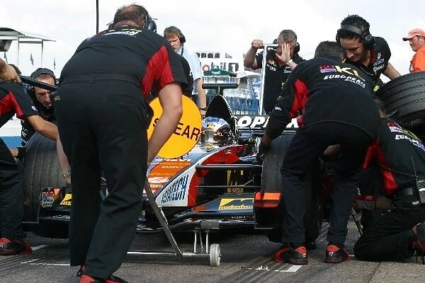 Minardi Two Seater: Paul Stoddart makes a pit stop in the Minardi Asiatech PS01