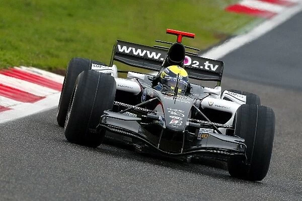 Minardi Testing: Juan Caceres tests for Minardi