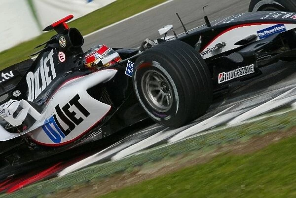 Minardi Testing: Roldan Rodriguez tests for Minardi
