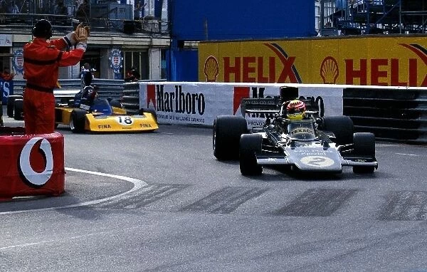 Monaco Historic Grand Prix: Minardis Alex Yoong, driving a Lotus 72, finished 2nd in the race after his car stuck in 5th gear