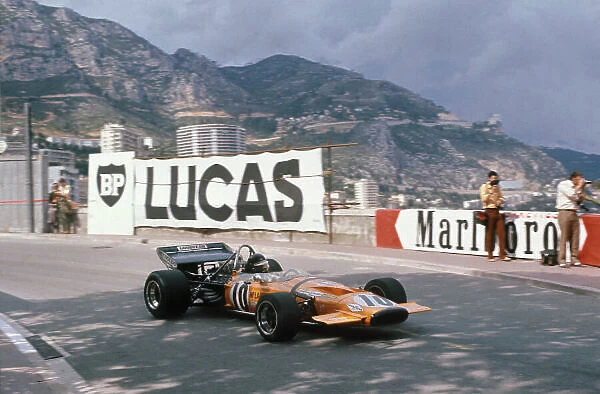 Monte Carlo, Monaco. 20-23rd May 1971. Peter Gethin, McLaren M14A Ford. Ref: 71MON16. World Copyright: LAT Photographic