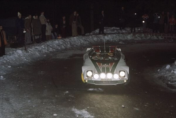 Monte Carlo Rally, Monaco. 17-24 January 1976: Sandro Munari  /  Silvio Maiga, 1st position