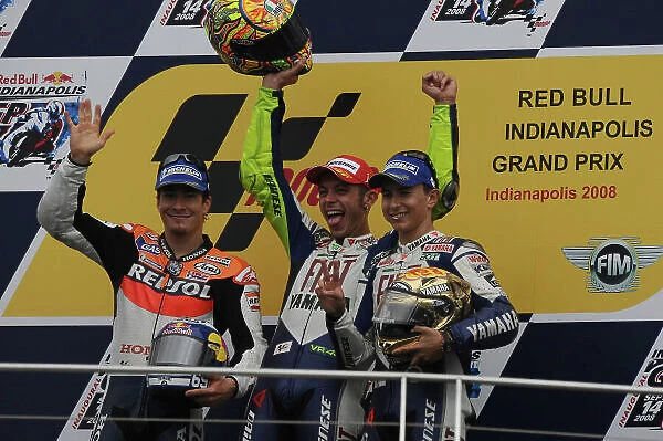 Moto GP. Valentino Rossi, Nicky Hayden, Jorge Lorenzo