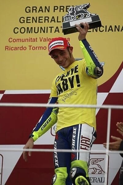 MotoGP. Valentino Rossi (ITA) finished third in his last race for yamaha.