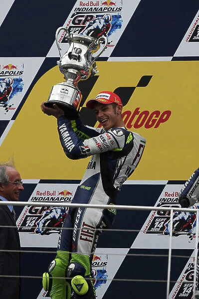 MotoGP. Race winner Valentino Rossi (ITA), FIAT Yamaha.