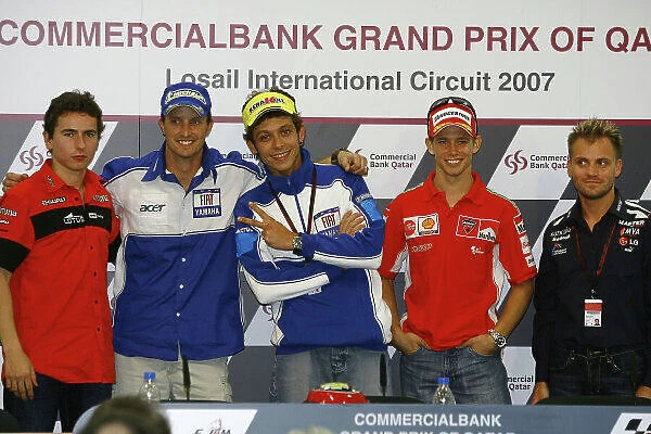 MotoGP. 2007 / 03 / 09 - mgp - Round01 - Qatar - Front Row Press Conference - Jorge Lorenzo 