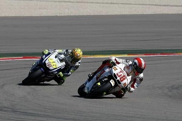 MotoGP. Marco Simoncelli (ITA), Gresini Honda, finished seventh.