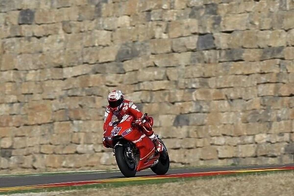 MotoGP. Race winner Casey Stoner (AUS), Marlboro Ducati.