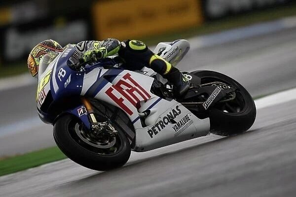 MotoGP. Valentino Rossi (ITA), FIAT Yamaha, finished second.
