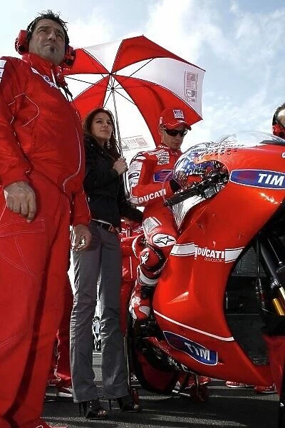 MotoGP. Race winner Casey Stoner (AUS), Marlboro Ducati.