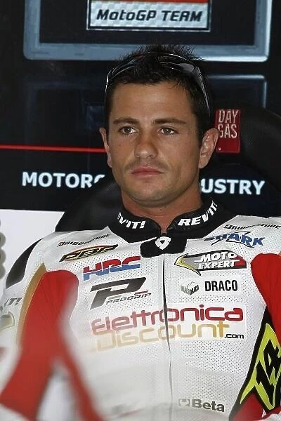 MotoGP. Randy de Puniet (FRA), LCR Honda.