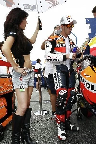 MotoGP. Andrea Dovizioso (ITA), Repsol Honda on the grid.