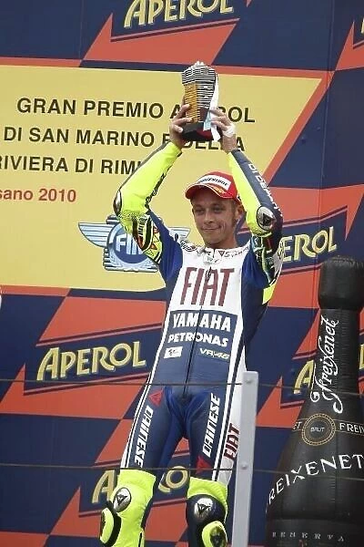 MotoGP. Valentino Rossi (ITA), FIAT Yamaha, finished third.