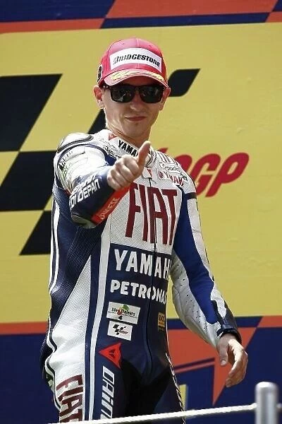 MotoGP. Jorge Lorenzo (ESP), FIAT Yamaha Team, won his home race.