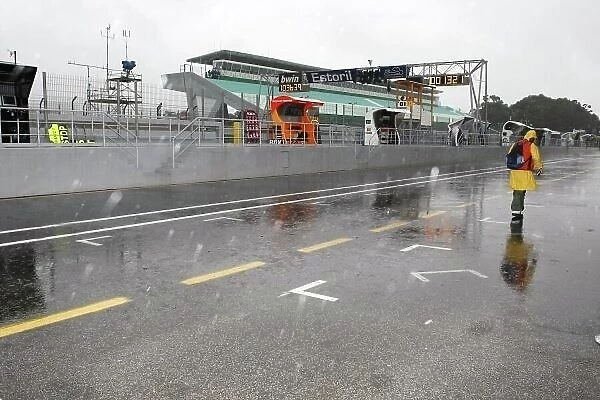 MotoGP. Friday mornings first practice was a washout.