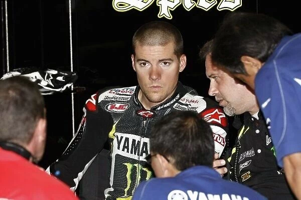 MotoGP. Ben Spies (USA), Monster Tech 3 Yamaha, will start from the front row of the grid.