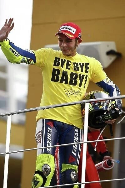 MotoGP. Valentino Rossi (ITA) finished third in his last race for yamaha.