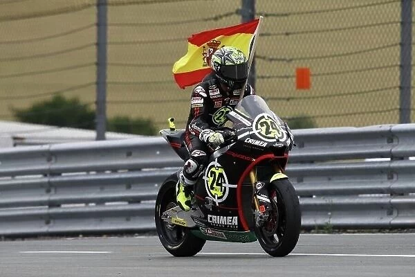 MotoGP. Moto2 race winner Toni Elias (ESP) Moriwaki.