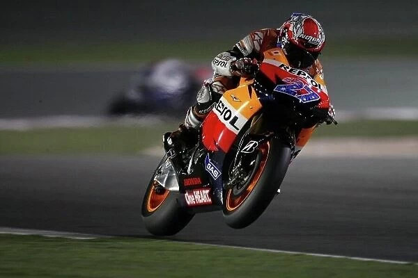 MotoGP. Race winner Casey Stoner (AUS) Repsol Honda.