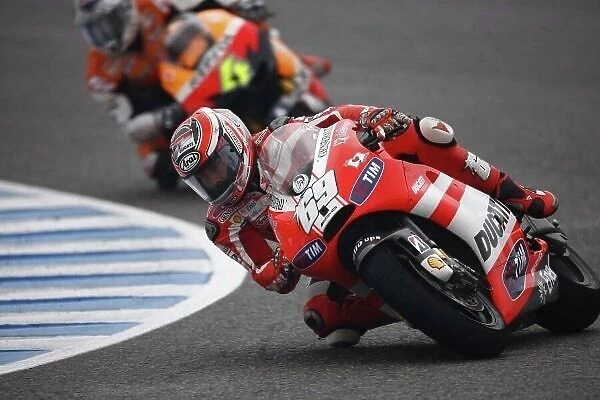 MotoGP. Nicky Hayden (USA), Ducati, finished third.