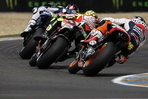MotoGP. Valentino Rossi (ITA) made his debut appearance on the podium for