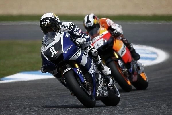 MotoGP. Jorge Lorenzo (ESP), Yamaha Factory Team, finished second.