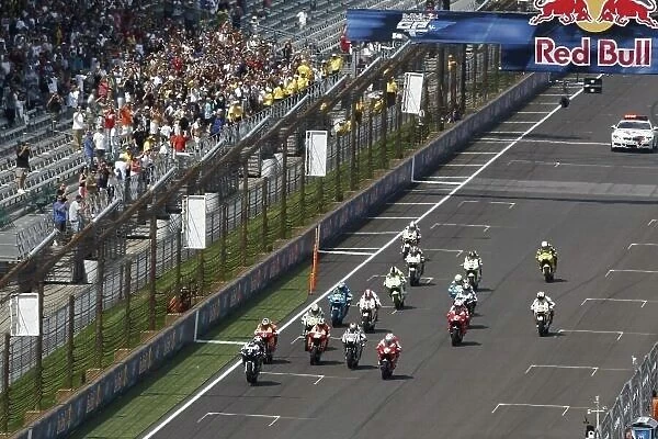 MotoGP. The start of the MotoGP race.. MotoGP