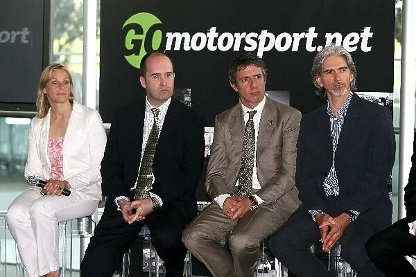 Go Motorsport Launch: Vikki Butler-Henderson, Robert Reid, Jason Plato, and Damon Hill