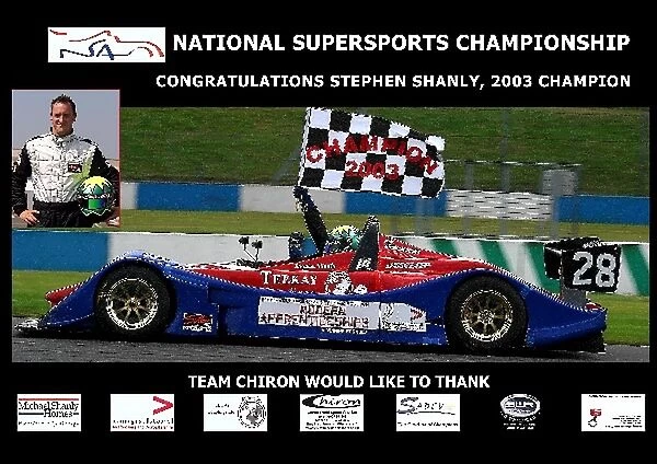 National Supersports Championship: Stephen Shanly National Supersports Championship Winner 2003