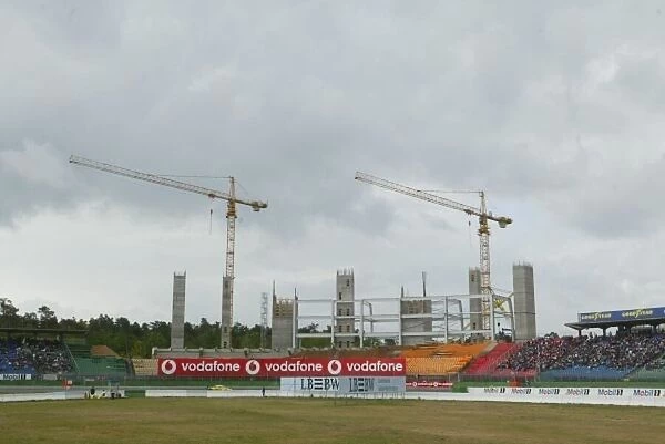 DTM. A new grandstand is being buit in the stadium section.