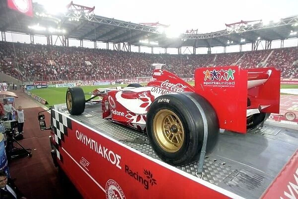 Olympiacos Superleague Formula Launch Olympiacos, Athens, Greece. 6th October 2007 Copyright Free for Editorial Use