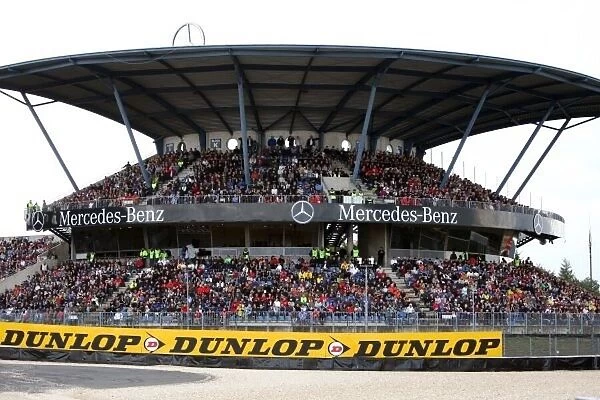 DTM. The packed Mercedes grandstand.. DTM, Rd5, Nurburgring, Germany, 7-8 August 2010