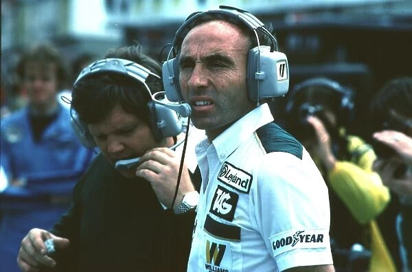 Partrick Head and Frank Williams at the 1980 British GP: FRANK WILLIAMS HISTORY