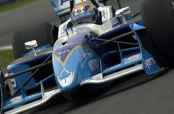 Patrick Carpentier, (CAN), Ford-Cosworth  /  Reynard, moved into contention with fourth best time after second round qualifying for the Molson Indy Montreal. Circuit Gilles Villeneuve, Montreal, Quebec, Can. 24