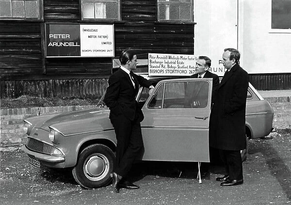 Peter Arundell Wholesale Motor Factor Ltd Opening, Bishops Stortford, England, Circa 1965