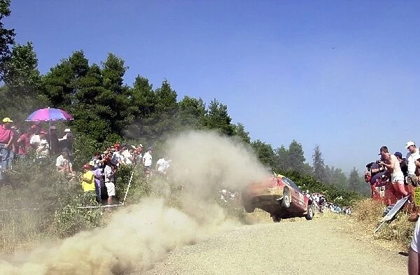 Phillipe Bugalski (FRA) on stage 15 World Rally Championship, Acropolis Rally, 14-17 June 2001