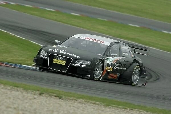 DTM. Timo Scheider (GER) Audi Sport Team Abt GW:plus  /  Top Service Audi A4 DTM (2008).