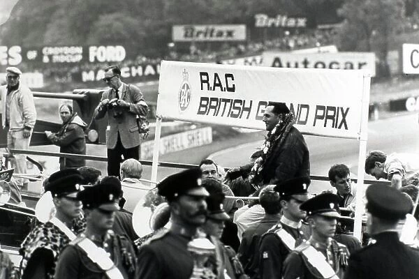 Podium. 1966 British Grand Prix.. Brands Hatch, Kent, Great Britain