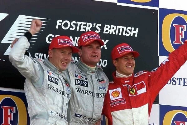 podium. 2000 British Grand Prix Grand Prix