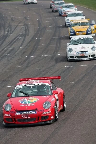 Porsche Carerra Cup GB: James Sutton Redline Racing. Porsche Carrera Cup, Rd3, Thruxton, England