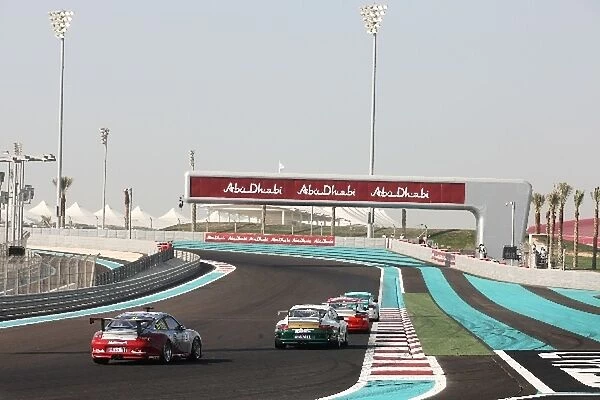 Porsche Supercup: Porsche action: Porsche Supercup, Rd 12 & 13, Race 2, Yas Marina Circuit, Abu Dhabi, UAE, Sunday 1 November 2009