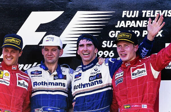 Portrait. 1996 Japanese Grand Prix. Suzuka, Japan