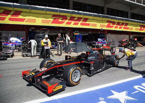 Practice. 2017 FIA Formula 2 Round 2.. Circuit de Catalunya, Barcelona, Spain.