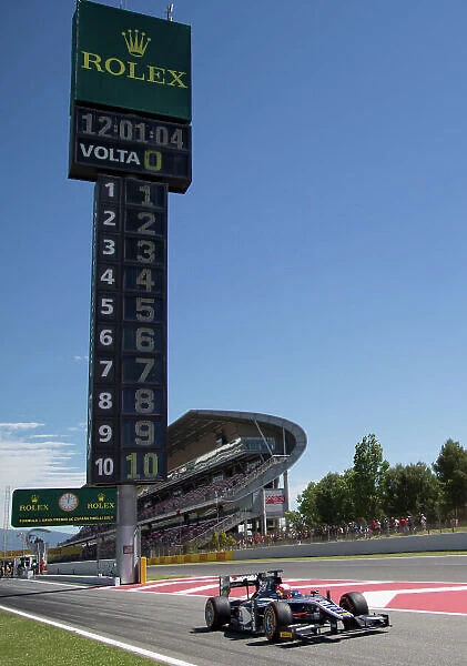 Practice. 2017 FIA Formula 2 Round 2.. Circuit de Catalunya, Barcelona, Spain.