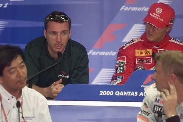 Press Conference. 2000 Australian Grand Prix.